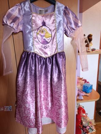 Šaty na karneval zlatovláska hm 134/140, h&m,134