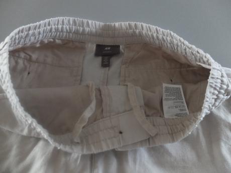 Ľanové krátke nohavice hm s, h&m,s