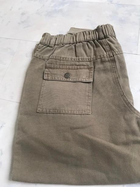 Kvalitné nohavice - kapsáče, 164