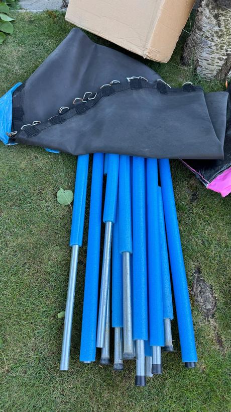 Trampolina duvlan 244 cm priemer,