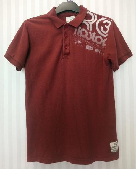 Pánske tmavo červené tričko, ripstop, xs