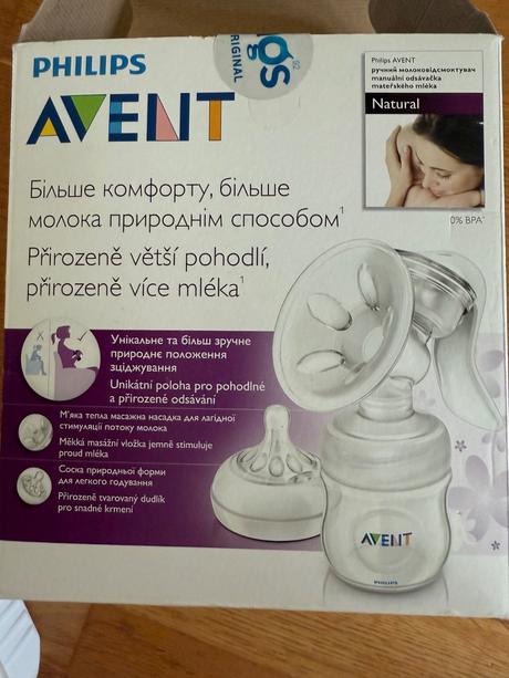 Philips avent natural manuálna odsávačka mlieka, 