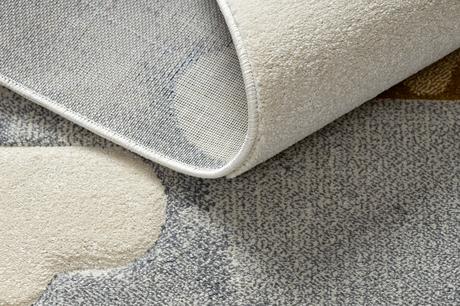 Koberec petit lietajúci balón, obláčiky, sivý, 