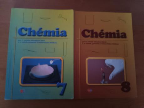 Učebnice - anglický jazyk, chémia, matematika...,
