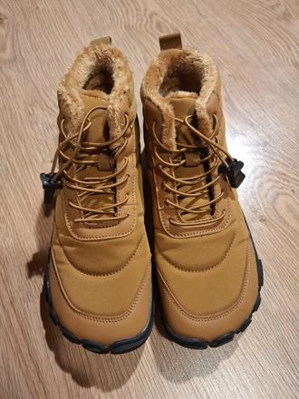 Zateplené topanky barefoot styl, 37