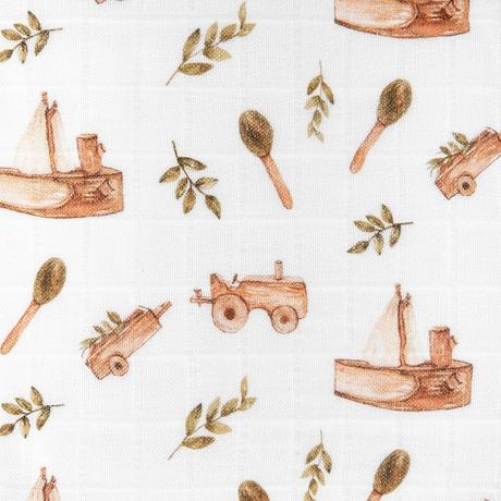 Bocioland  bambusová plienka 30x30cm hračky, 