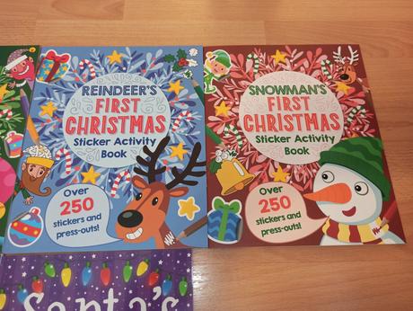 First christmas sticker activity colouring book, 