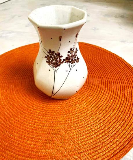 Starožitná stará porcelánová váza,