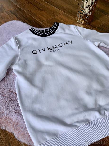 Biela givenchy mikina, xs