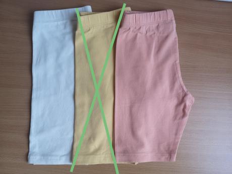 2x krátke legíny s regulačnou gumou v páse, lindex,122