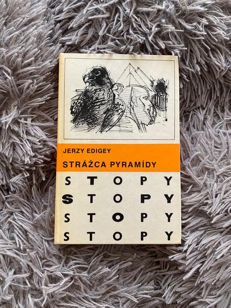 Stará retro kniha strážca pyramídy stopy 1983,