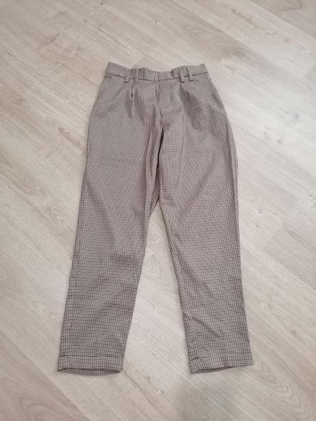 Károvane nohavice / cigaretového strihu, sinsay,s