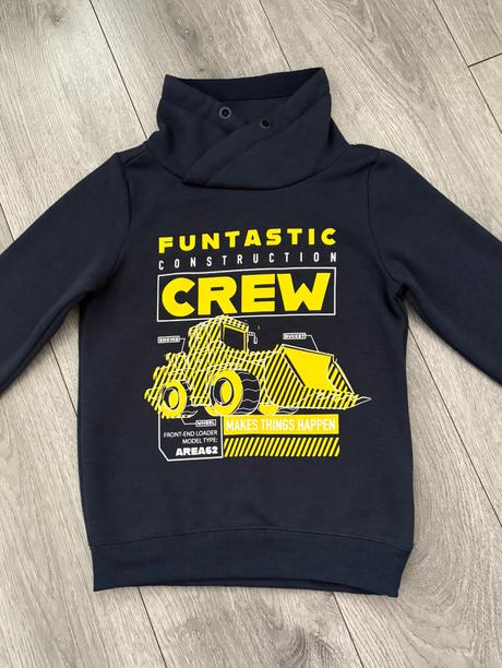 Buldozer mikina veľ. 122/128, takko,128