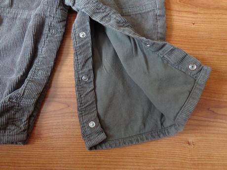 Podšité manchestrové nohavice, matalan,86