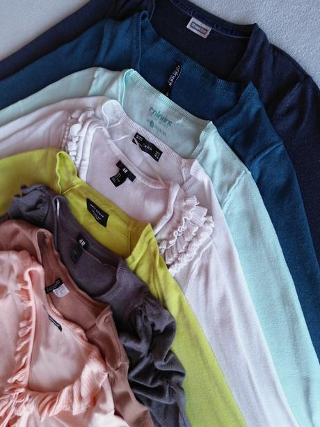 4ks balík svetríkov, h&m,s