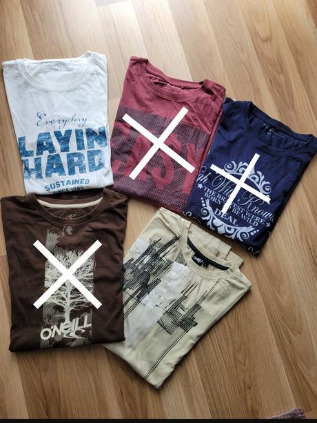 Mix tričká dlhý rukáv, l