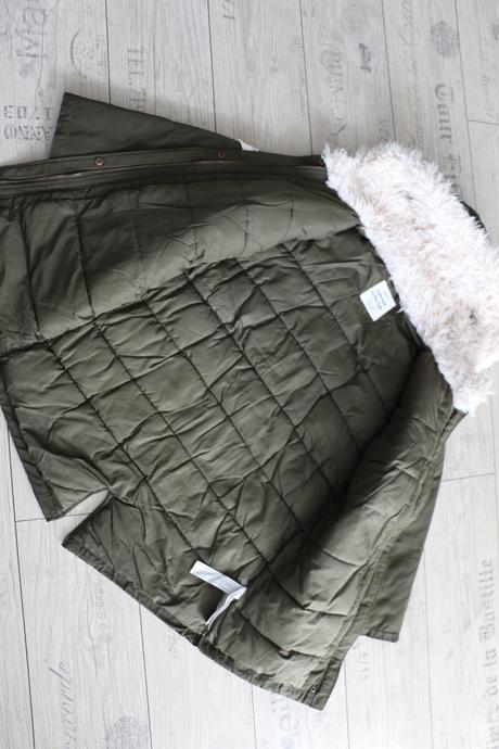 Zimná predĺžená bunda, zara,164