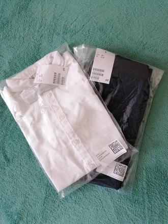 Košeľa s motýlikom, nohavice, 98