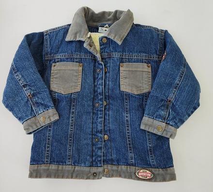 Zateplená riflová bundička, 98