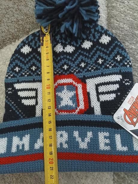 Teplá čiapka marvel - kapitán amerika, marvel,80 - 116