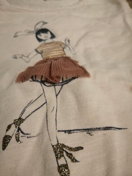 Tričko s baletkou, zara,110