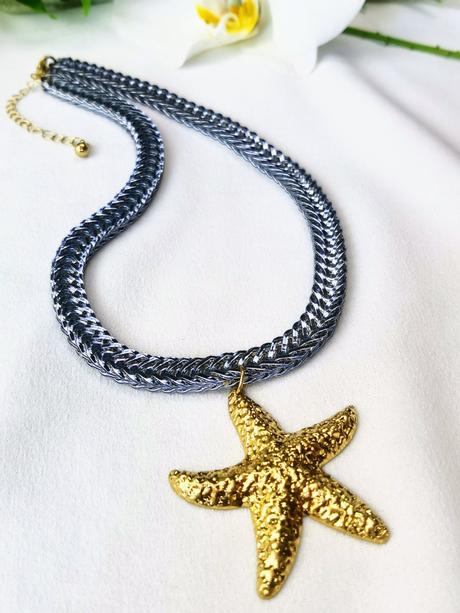 Bijou brigitte - hadovka /náhrdelník s hviezdicou, bijou brigitte