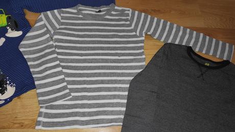Hrubšie tričká do školy 122-128, h&m,122