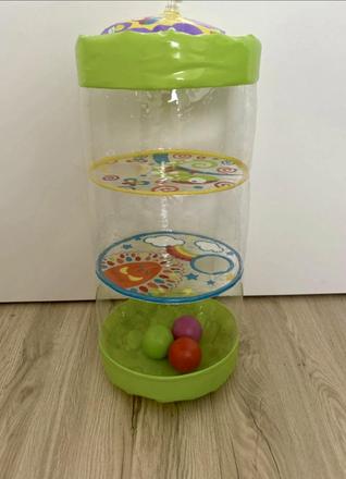 Nafukovací valec s guličkami pre deti,