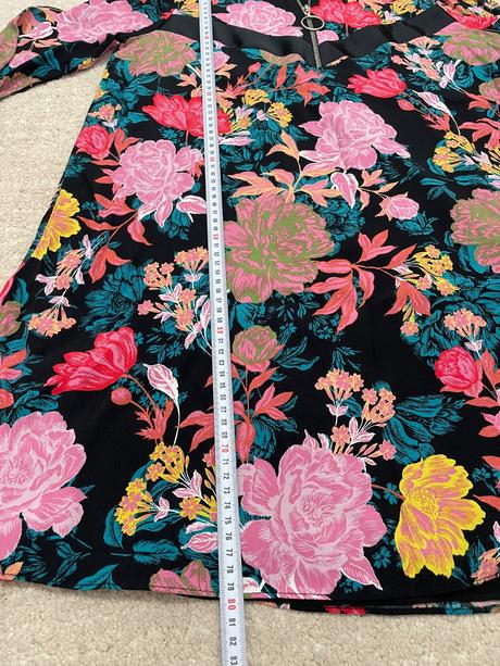 Kvetové šaty, zara,xs