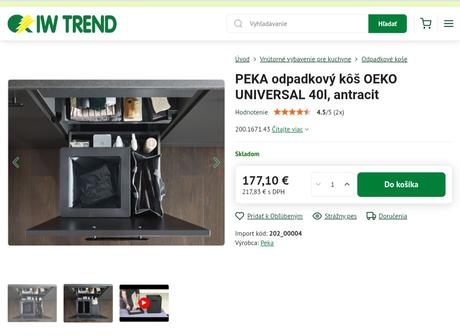Odpadkový kôš oeko,