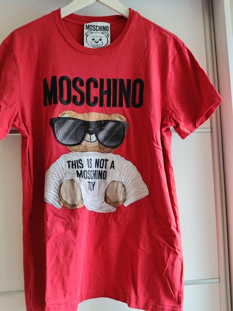 Moschino bear originál dlhs už e dámske tričko, moschino,l