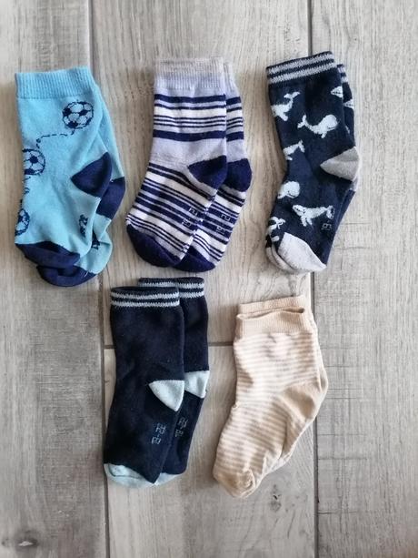 5x ponožky - 19/22, 22