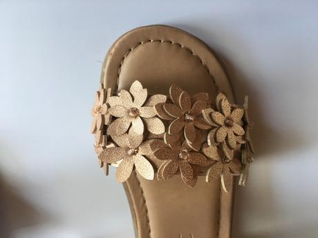 Sandálky next v. 25,5  zlatá ružová, next,25