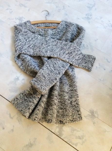 Melírovaný teplý pulóvrik xl/xxl, xxl