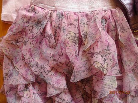 Fialkový komplet, h&m,98