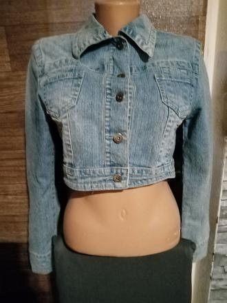 Dámsky riflovy kabátik, xl