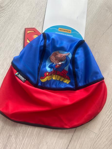 Letná čiapka s uv 50+ superman, 98 / 104