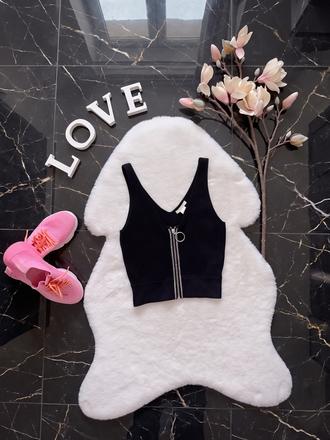 Čierny top h&m, h&m,xs