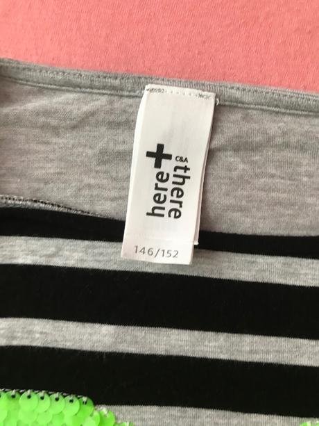 Tričko so srdiečkom, c&a,146