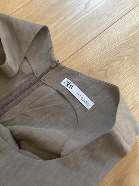 Ľanové šaty značky zara veľkosť s, zara,s