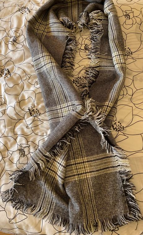 Elegantný mäkký káro šál - uni, 