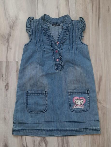 Riflové šaty okay č.110, okay,110