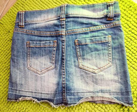 Parádne riflové sukne 2ks, f&f,122