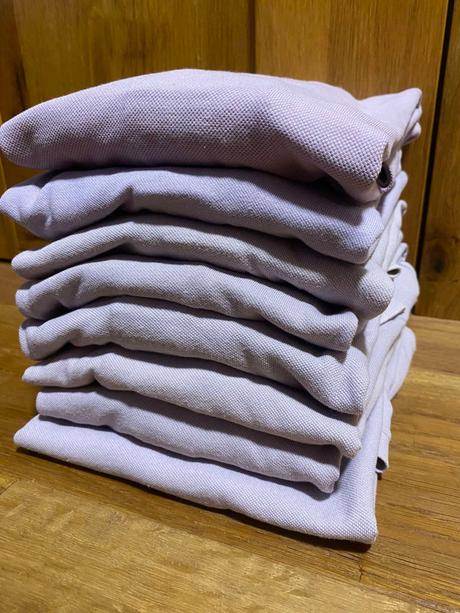 Trička - fialové s/m - 9ks, s