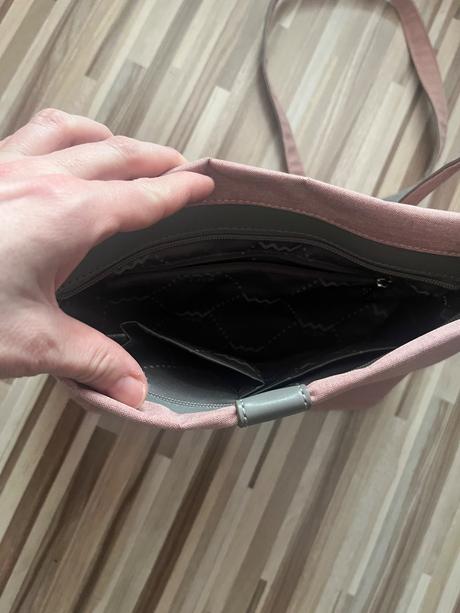 Kabelka vuch textilná odolná ružová, 