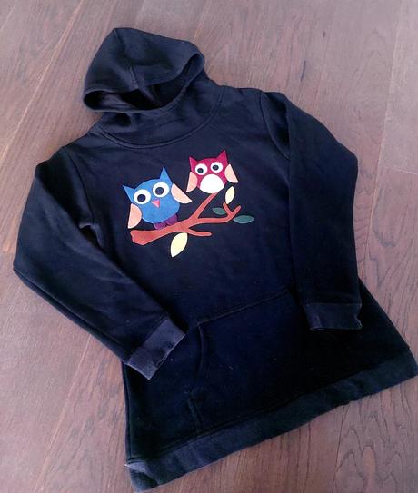 Krasna hladucka mikinka so sovickami 10-12r, topolino,152