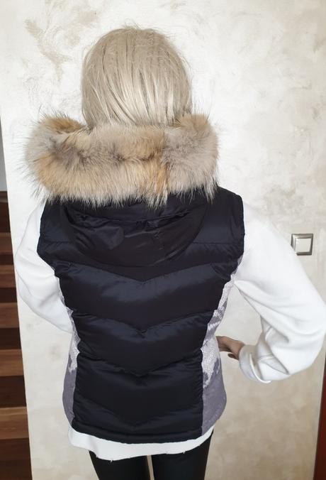 Napapijri vesta s pravou kozusinou, napapijri,m