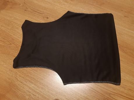 Trblietavý crop top, h&m,xs