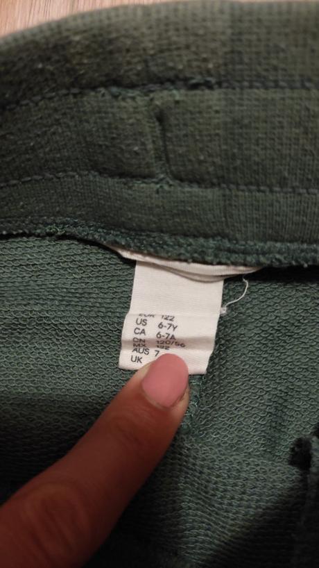 2x kraťasy hm, h&m,122