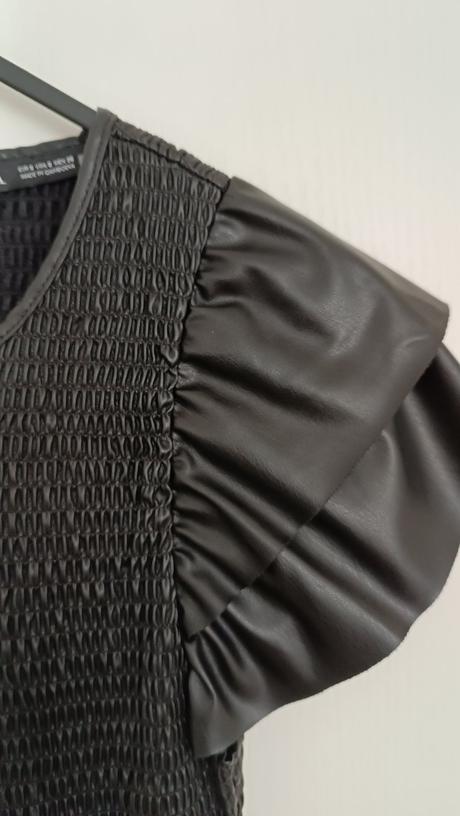 Šaty koženkové, zara,s